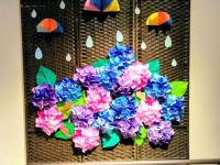 本物に負けない鮮やかな紫陽花ですね！