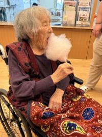 綿あめも負けてないよ！